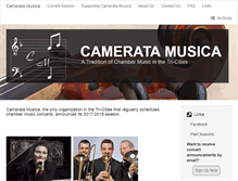 Tablet Screenshot of cameratamusica.com